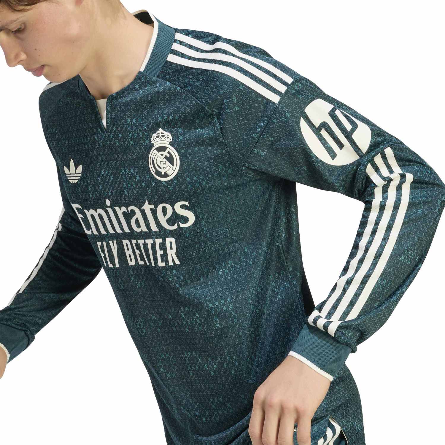 Real Madrid Full Sleeve Away Authentic Jersey