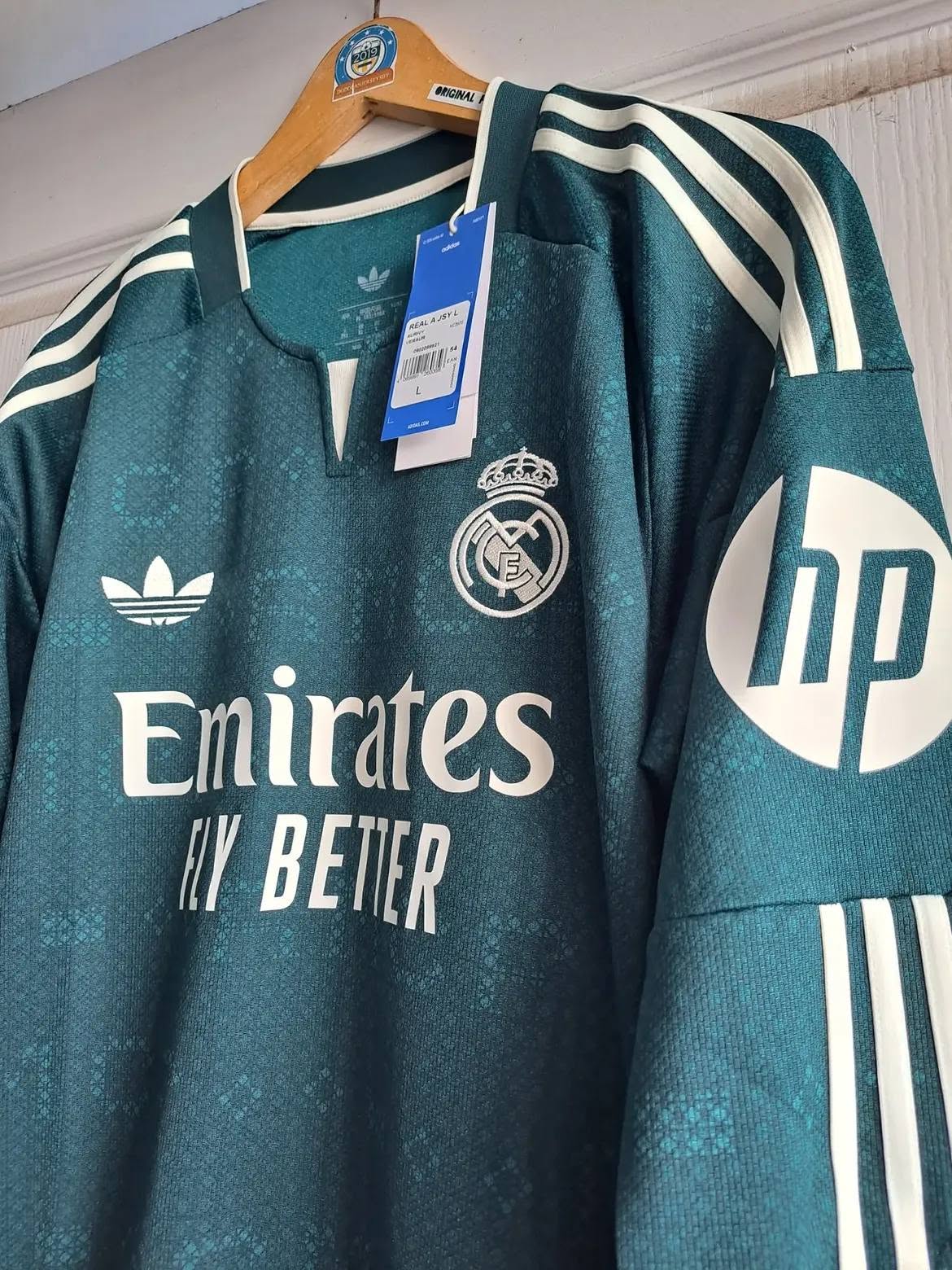 Real Madrid Full Sleeve Away Authentic Jersey